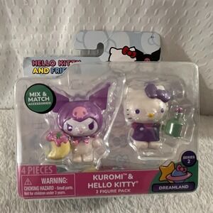 Hello Kitty and Friends Series 2 Dreamland 2-Figure Pack: Kuromi and Hello Kitty